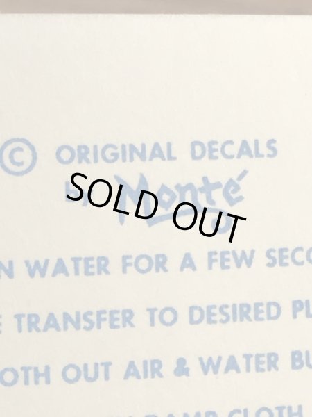 Monte社製のOooouch!の50’sヴィンテージウォータースライドデカール