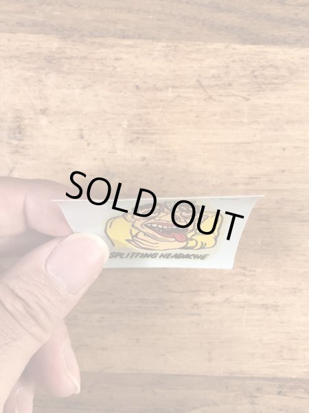 Monte社製のスプリティングヘデイクの50年代ビンテージ水張りステッカー