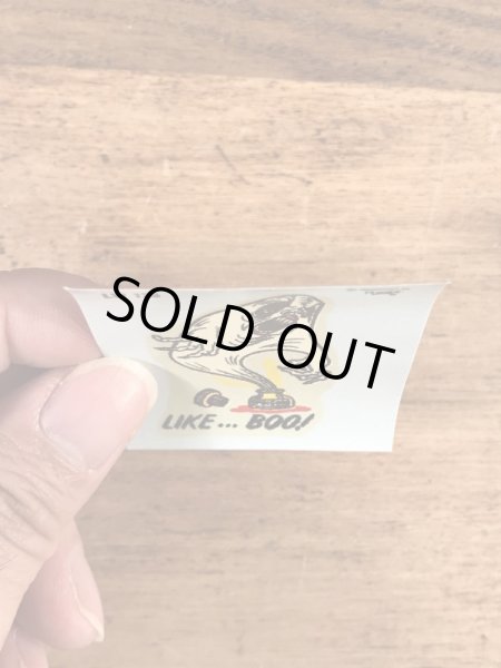 Monte'社製のライクブーの50年代ビンテージ水張りステッカー