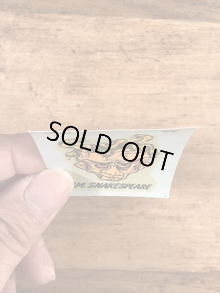 Monte社製のWMシェイクスピアの50年代ビンテージ水張りステッカー