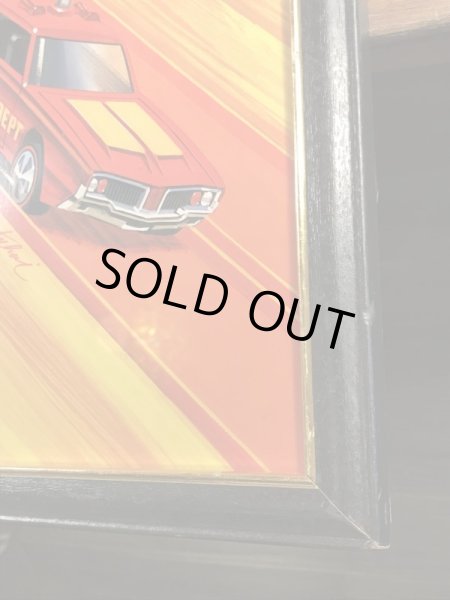 Hot Wheelsのレッドラインの60〜70’sヴィンテージ額縁ポスター