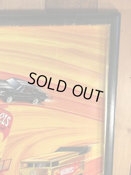 Hot Wheelsのレッドラインの60〜70’sヴィンテージ額縁ポスター