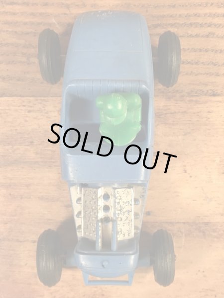 ホットロッドのプラスチック製の50〜60年代ビンテージトイ