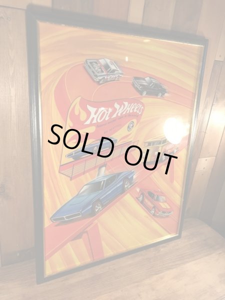 ホットウィールのレッドラインの60〜70年代ビンテージ額縁ポスター