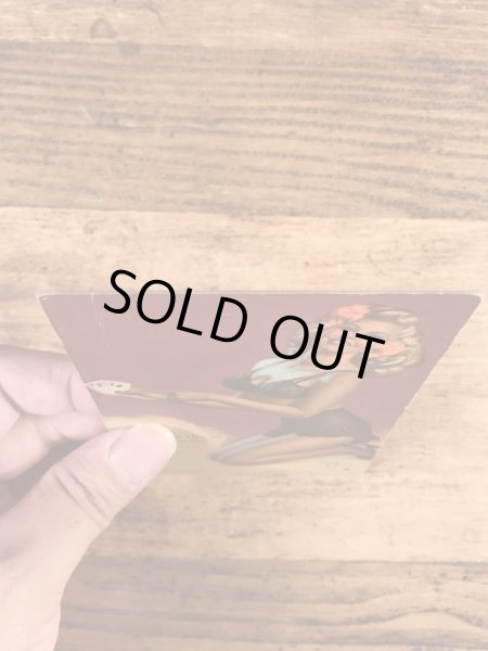 How'd You Like To Hold My Hand?のメッセージが書かれたピンナップの40’sヴィンテージカード