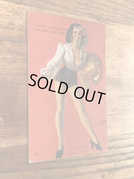 Zoe Mozertが描いたピンナップガールの40年代ビンテージカード