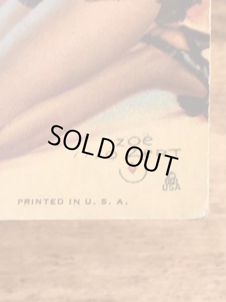 Zoe Mozertが描いたピンナップガールの40年代ビンテージカード