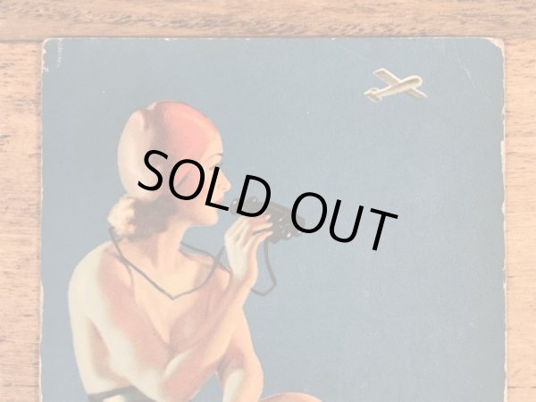 Earl Moranが描いたピンナップガールの40年代ビンテージカード