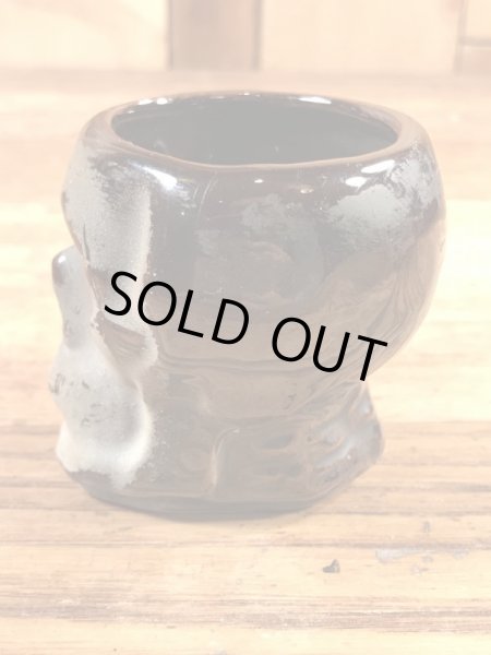 Skullのセラミック製の50’sヴィンテージショットグラス