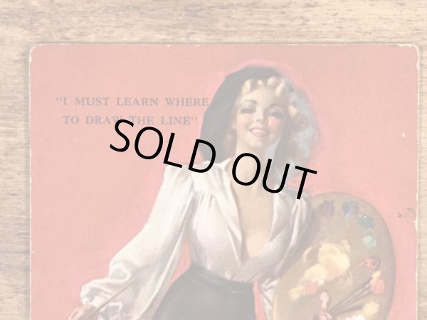 Zoe Mozertが描いたピンナップガールの40年代ビンテージカード