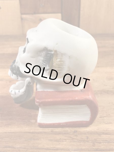 スカルオンブックの顎揺れの50’sヴィンテージマッチホルダー