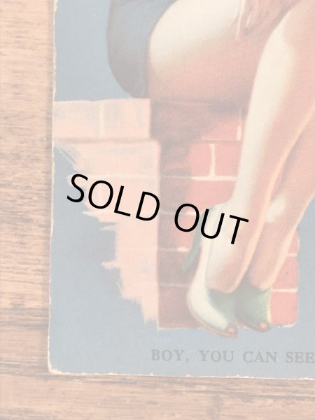 Earl Moranが描いたピンナップガールの40年代ビンテージカード