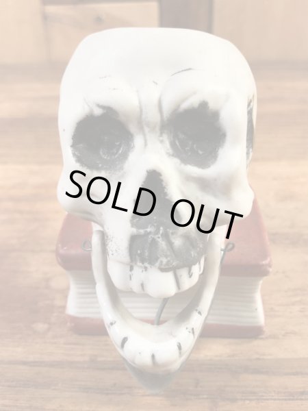 スカルオンブックの顎揺れの50’sヴィンテージマッチホルダー