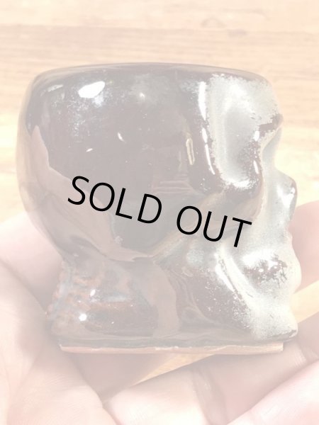 Skullのセラミック製の50’sヴィンテージショットグラス