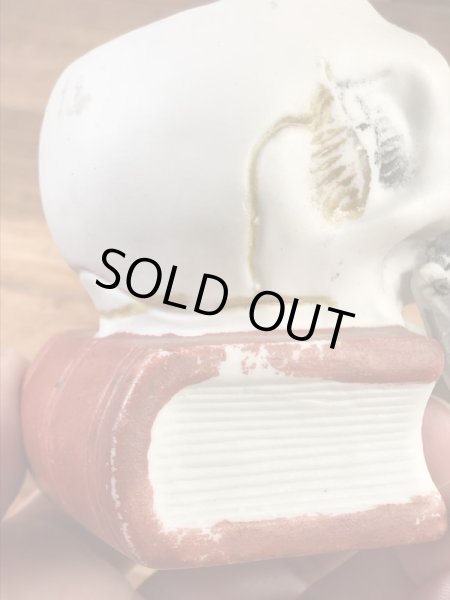 スカルオンブックの顎揺れの50’sヴィンテージマッチホルダー