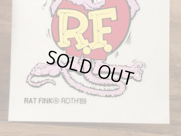 Rat Finkのビニール製の80’sヴィンテージデカール