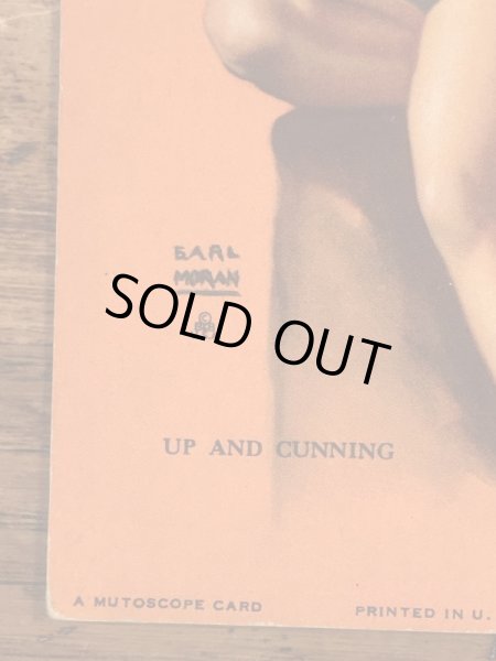 Earl Moranが描いたピンナップガールの40年代ビンテージカード