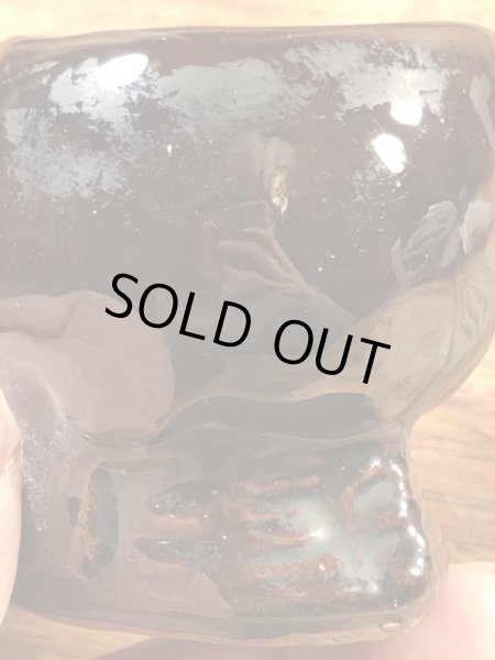 Skullのセラミック製の50’sヴィンテージショットグラス