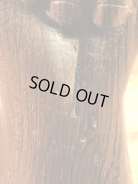 フィグサインの木彫りの70’sヴィンテージハンドサイン