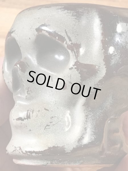 Skullのセラミック製の50’sヴィンテージショットグラス