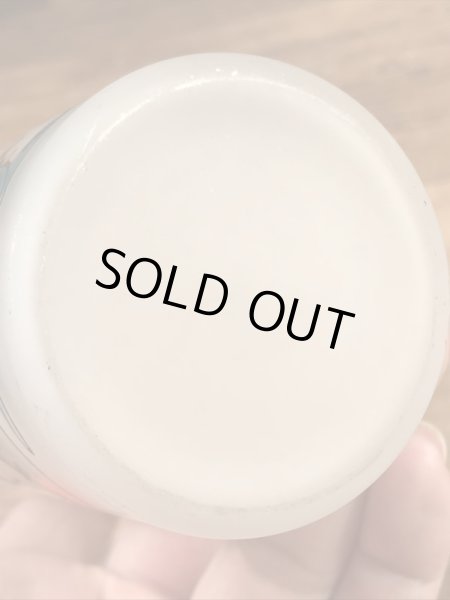 ウッドペッカーのすりガラスの60’sヴィンテージガラスコップ