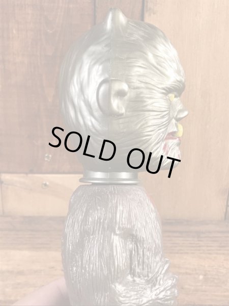 ユニバーサルモンスターズのウルフマンの60’sヴィンテージシャンプーボトル