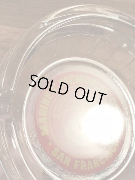 USマリーンコープスのガラス製の70’sヴィンテージアシュトレイ