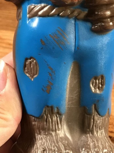 画像1: Universal Monsters “Wolfman” Soaky Bottle　ウルフマン　ビンテージ　ソーキーボトル　ユニバーサルモンスター　60年代