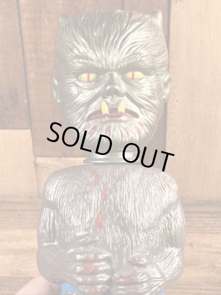 ユニバーサルモンスターズのウルフマンの60’sヴィンテージシャンプーボトル