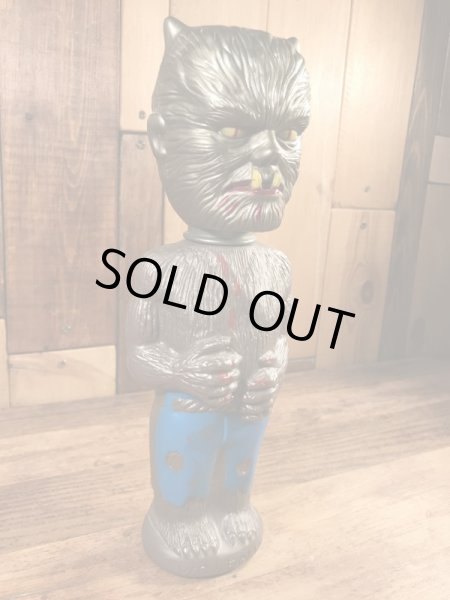 ユニバーサルモンスターズの狼男の60年代ビンテージソーキー