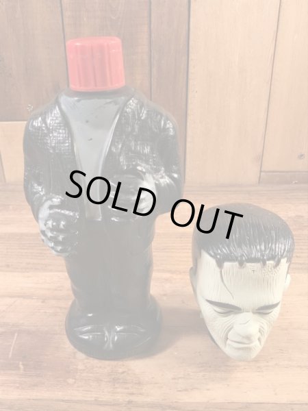 ユニバーサルモンスターズのフランケンシュタインの60’sヴィンテージシャンプーボトル