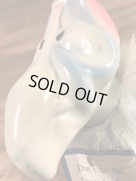 ハゲタカの陶器製の60年代ビンテージ首振り人形