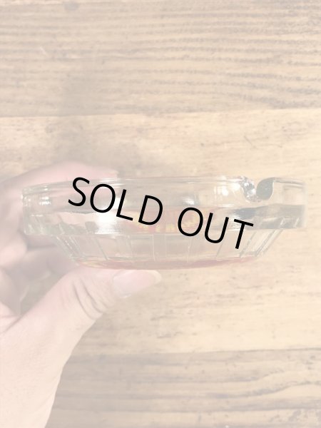 USマリーンコープスのガラス製の70’sヴィンテージアシュトレイ