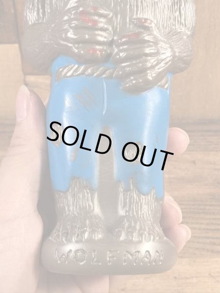 ユニバーサルモンスターズの狼男の60年代ビンテージソーキー