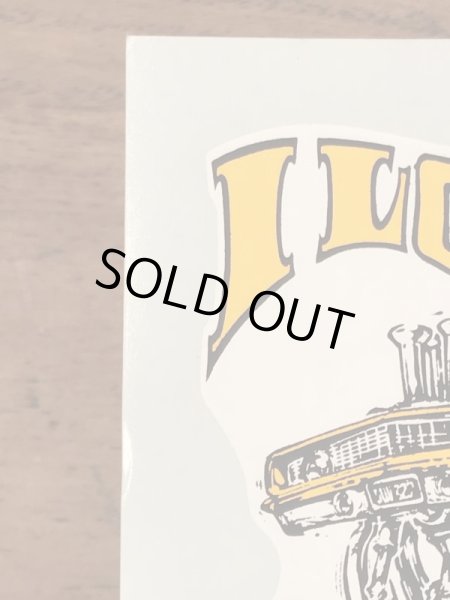 ビッグダディーエドロスのアイラブマイシボレーの60年代ビンテージ水張りステッカー