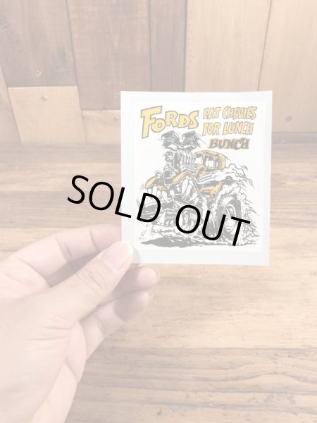 ビッグダディーエドロスのモンスターの60年代ビンテージ水張りステッカー