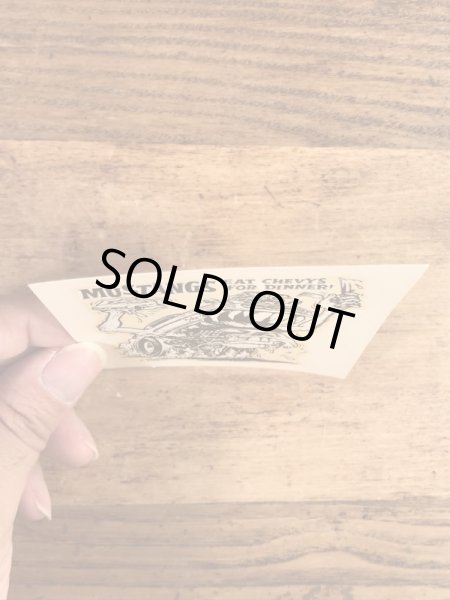 Ed “Big Daddy” RothのMustangs Eat Chevys For Dinner!の60’sヴィンテージウォータースライドデカール