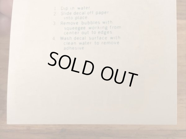 Ed “Big Daddy” RothのFords Hate Chevysの60’sヴィンテージウォータースライドデカール