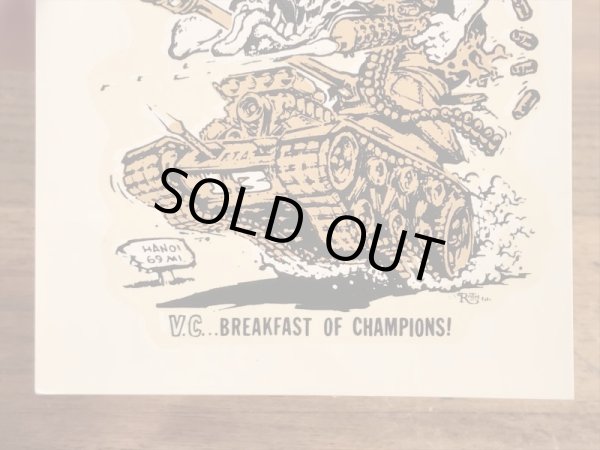 Ed “Big Daddy” RothのArmor In Commandの60’sヴィンテージウォータースライドデカール