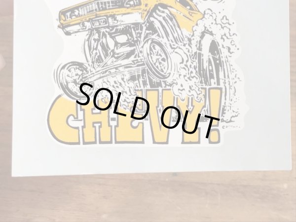 Ed “Big Daddy” RothのI Love My Chevy!の60’sヴィンテージウォータースライドデカール