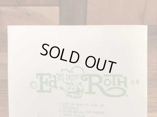 Ed “Big Daddy” RothのI Love My Chevy!の60’sヴィンテージウォータースライドデカール