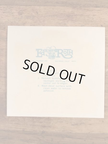 Ed “Big Daddy” RothのDrag Racers Inc!の60’sヴィンテージウォータースライドデカール