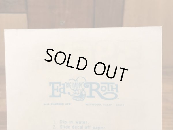 ビッグダディーエドロスの396スーパースポーツの60年代ビンテージ水張りステッカー