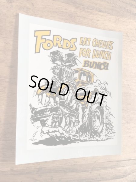 ビッグダディーエドロスのモンスターの60年代ビンテージ水張りステッカー