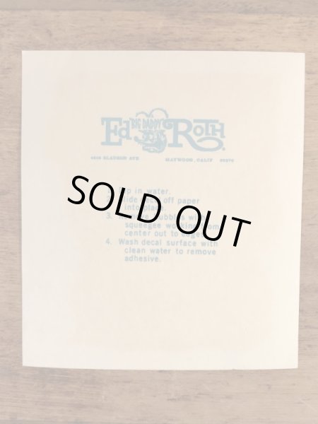 Ed “Big Daddy” RothのMustangs Eat Chevys For Dinner!の60’sヴィンテージウォータースライドデカール