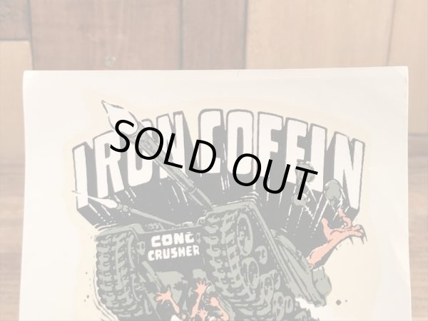 ビッグダディーエドロスのアイアンコフィンの60年代ビンテージ水張りステッカー