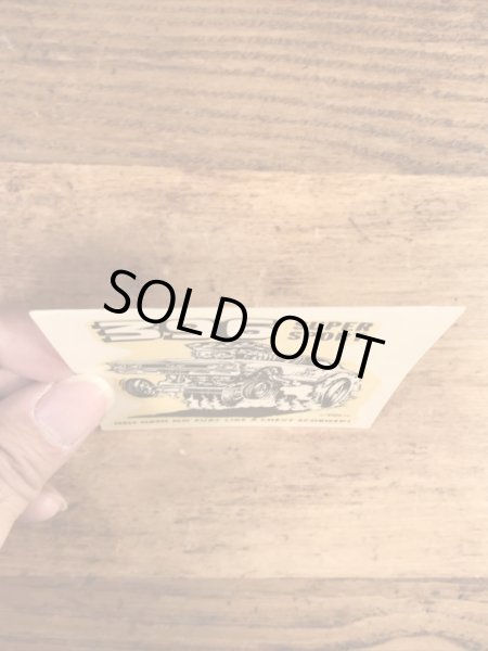 Ed “Big Daddy” Rothの396 Super Sportの60’sヴィンテージウォータースライドデカール