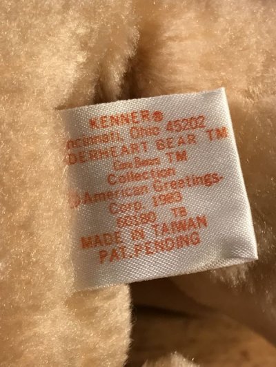 画像1: Kenner Care Bear “Tenderheart Bear” Plush Doll　ケアベア　ビンテージ　プラッシュドール　ケナー　80年代