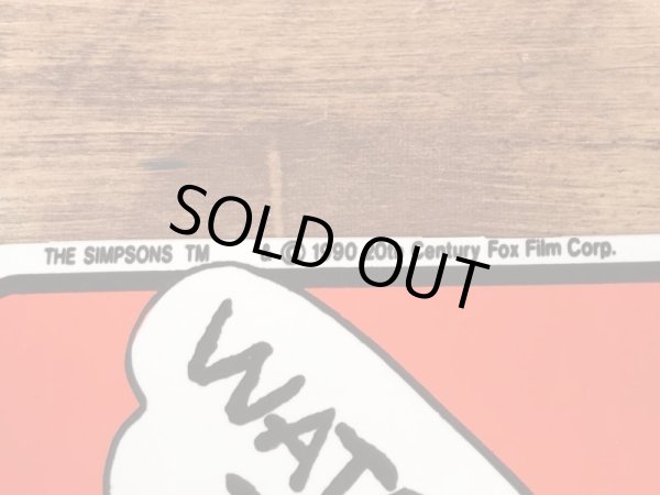 シンプソンズのバートの90’sヴィンテージプラスチックプレート