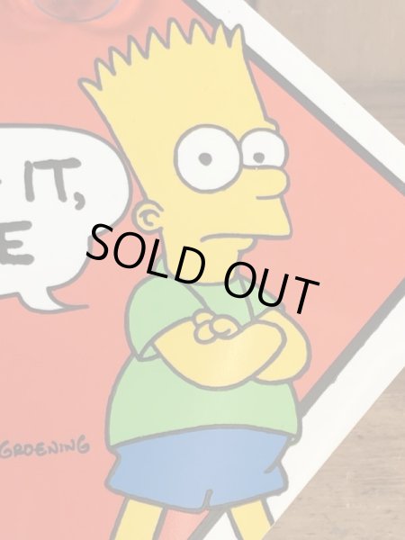 シンプソンズのバートの90年代ビンテージ吸盤プレート